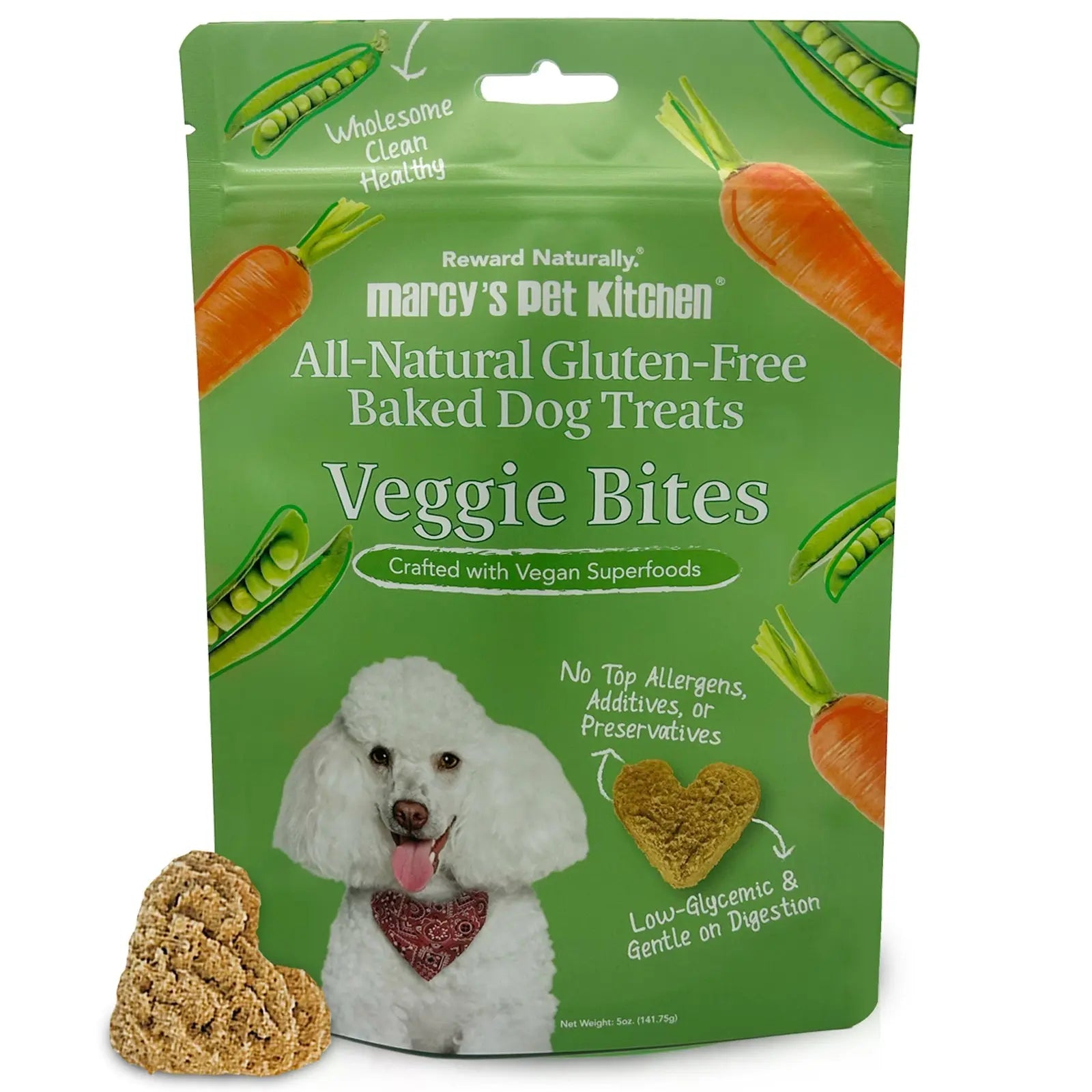 Marcy's Pet Kitchen-Vet Recommend- All Natural-Vegan Homemade,-Gluten Free-Chicken Free-for Sensitive Stomachs-Made in The USA Only Marcy's Pet Kitchen