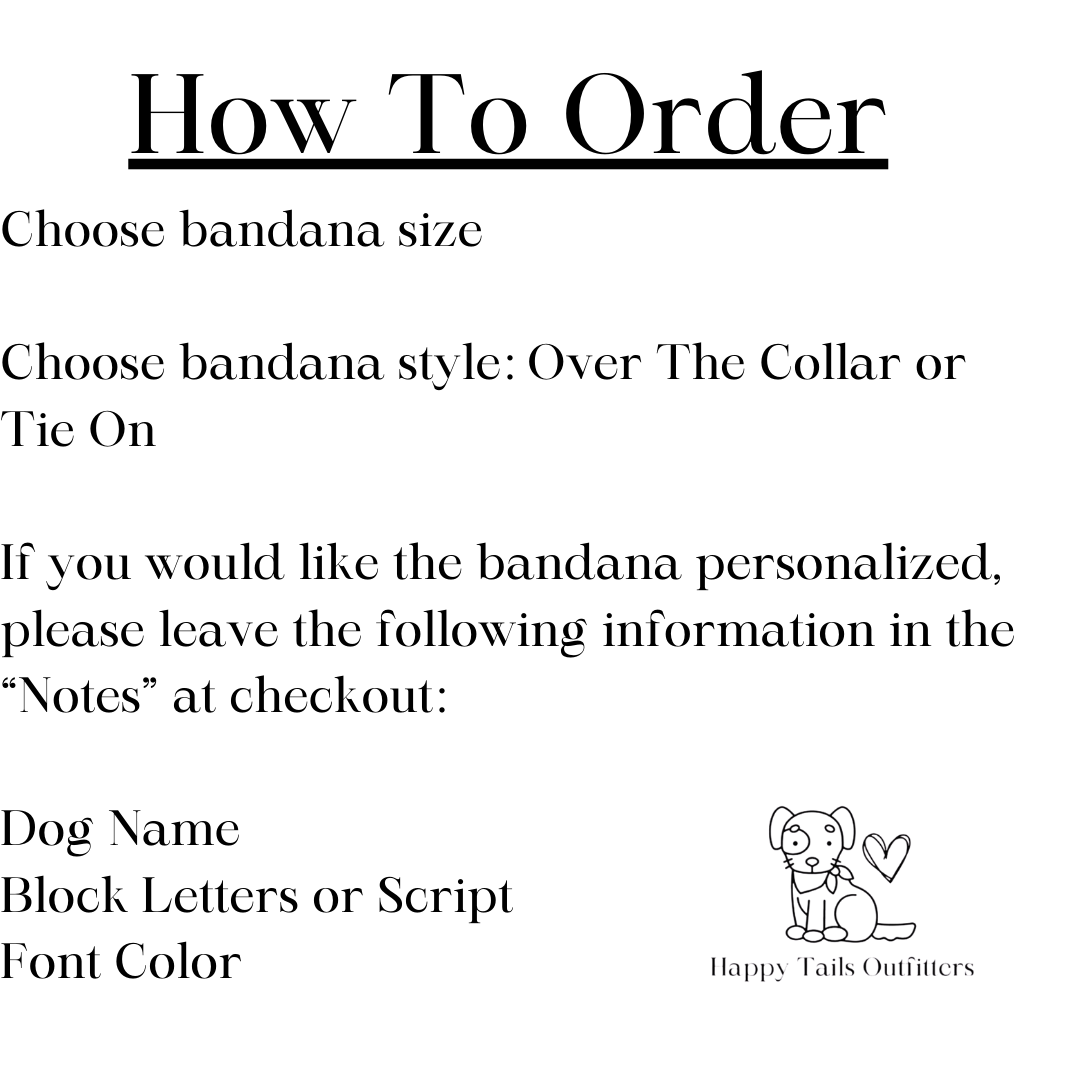 Daisy Dog Bandana Happy Tails Outfitters