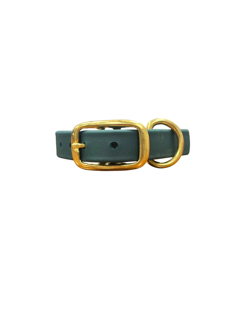 Forest Green Waterproof Biothane Collar