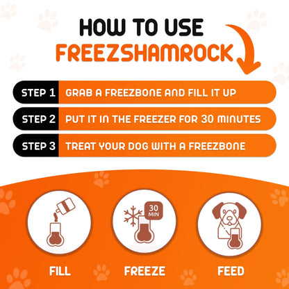 FreezShamrock - Premium Enrichment Toy Freezbone