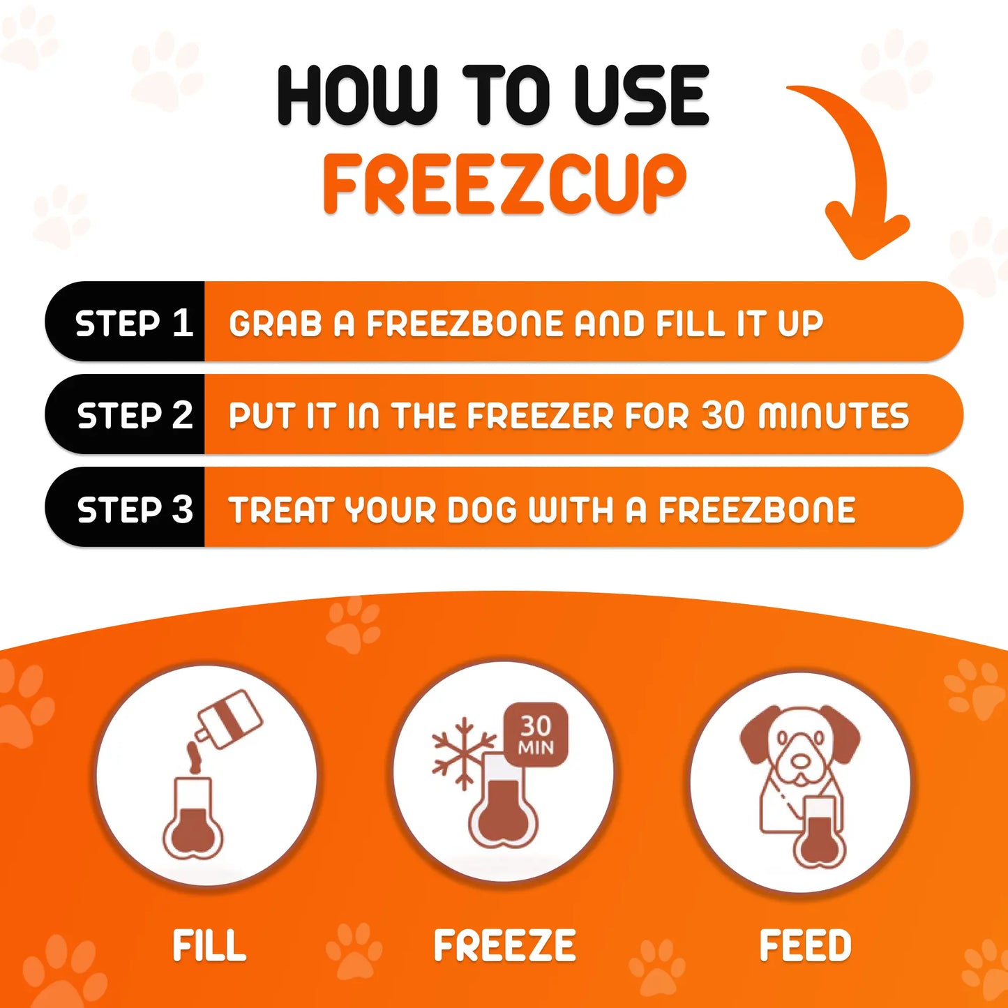FreezCup - Long-Lasting Chew Fun Freezbone