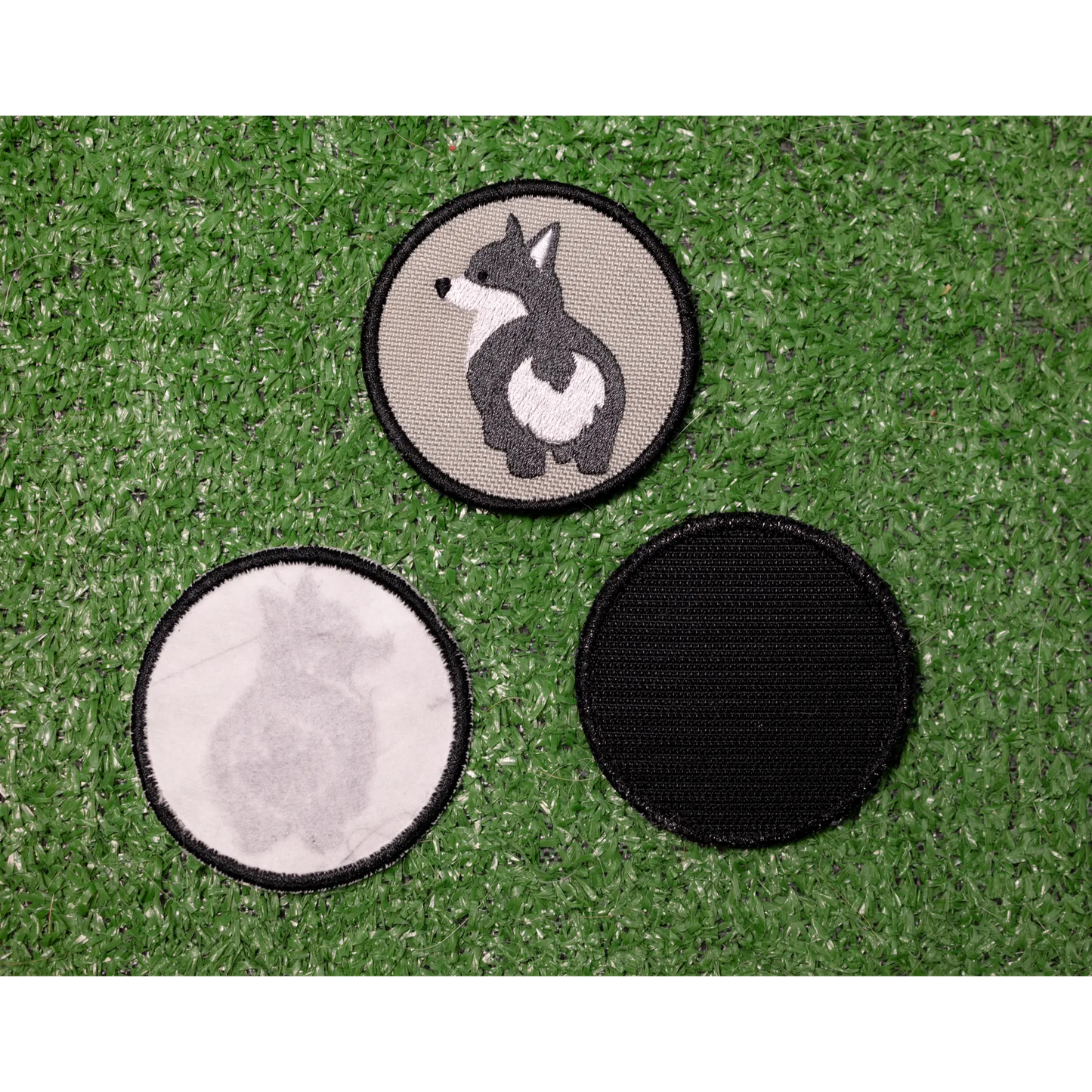 Gray Corgi Bum Patch K9 Sport Sack