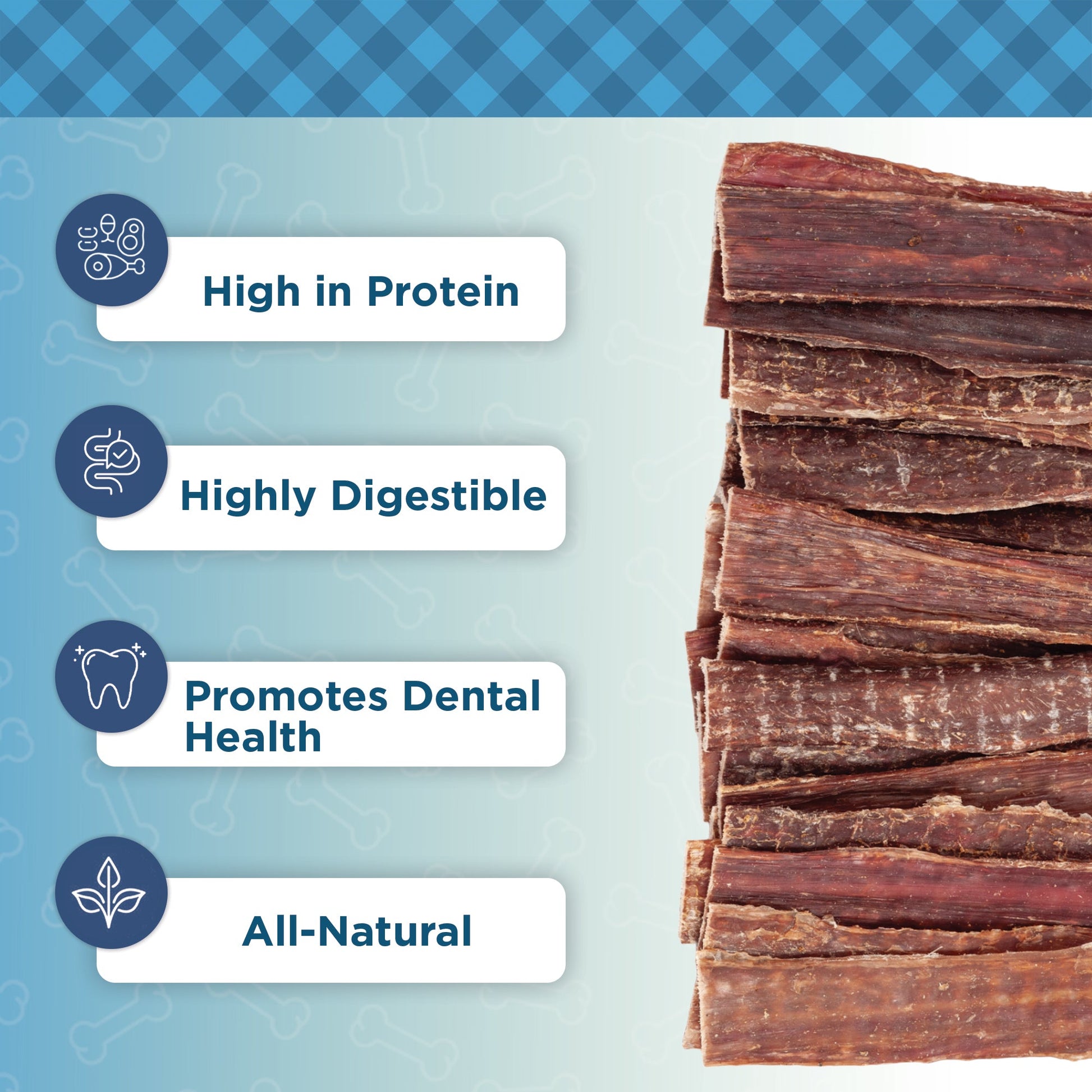 Country Living 6” Gullet Flats Dog Treats – 20 Count Bag – All-Natural Beef Esophagus Chews – High-Protein, Easily Digestible, Single-Ingredient Dog Treats – Grain-Free & Long-Lasting American Pet Supplies