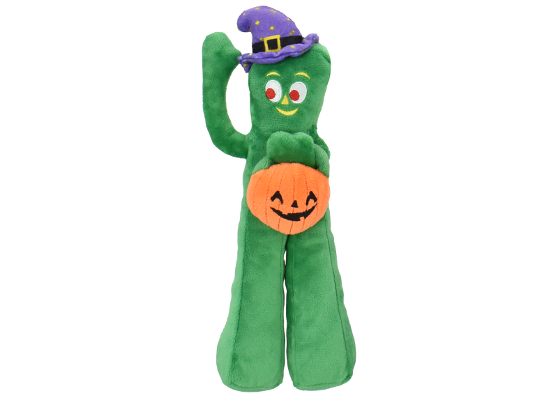 Gumby Plush Witch with Pumpkin 10"