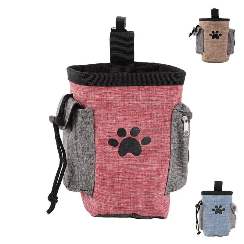 Portable Dog Training Treat Bag Puppy Snack Reward Waist Bag