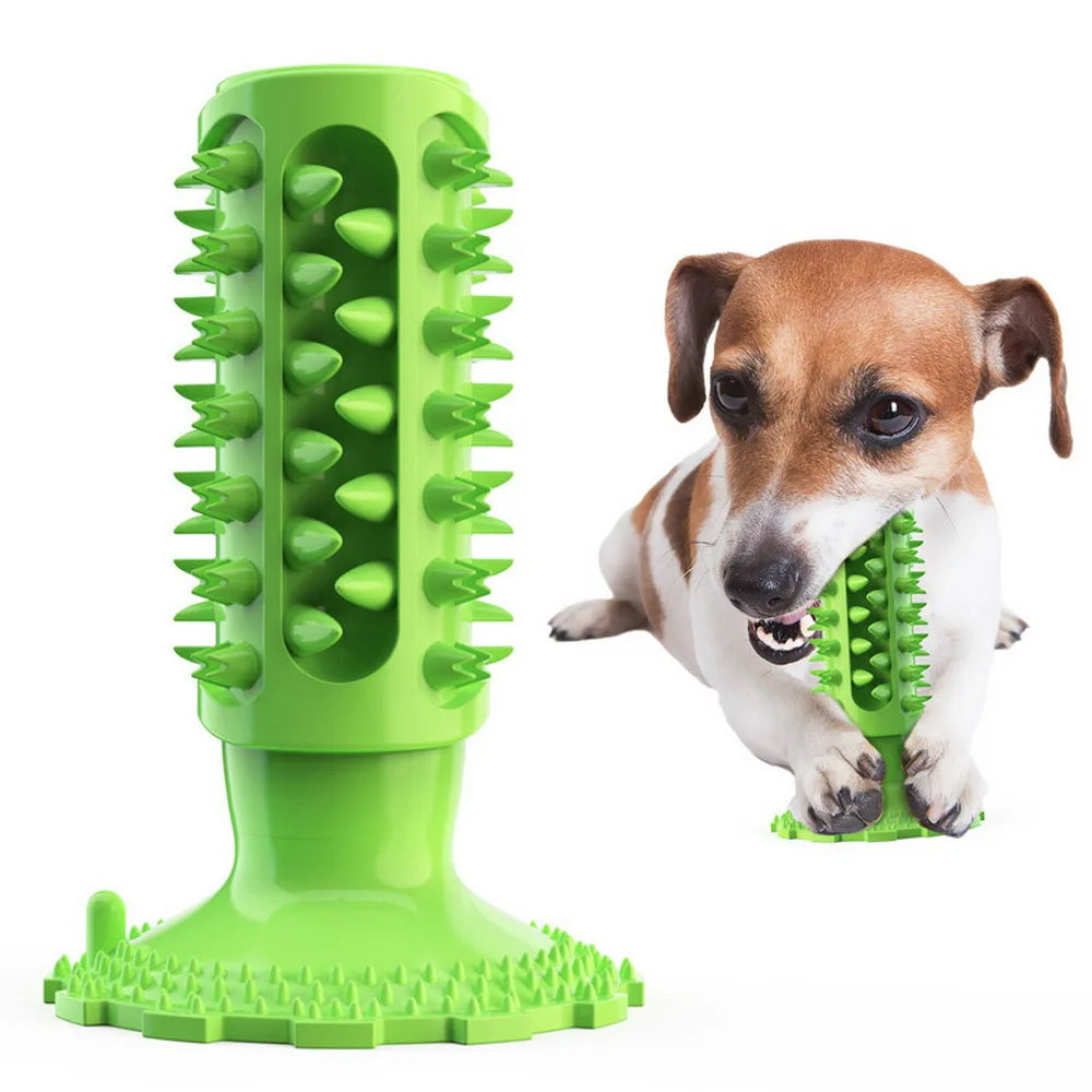 Dog Chew Toys Dog Toys for Aggressive Chewers Dog Toothbrush Brushing Stick Bone Extremely Durable Oral Dental Care