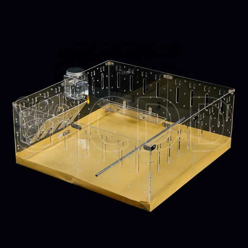 New Design DIY Transparent Acrylic Small Animal Pet Enclosure Breathable Expandable Cage for Guinea Pigs and Hamsters