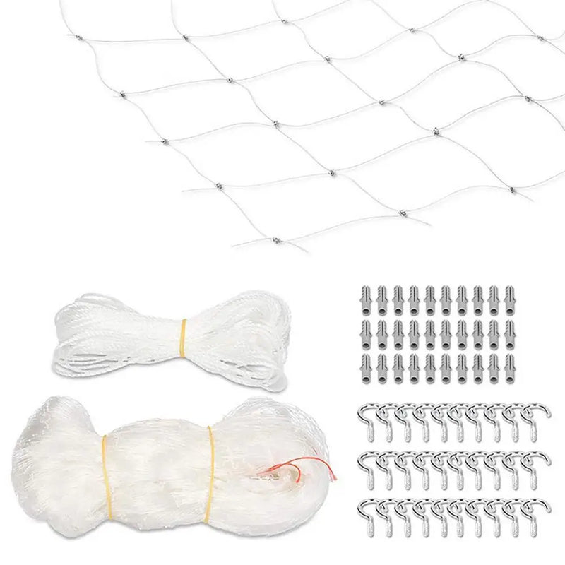 Pet Protection Net Nylon Anti Bird Cat Protective Sturdy Safe Wire Cover For Prevents Cats From Escaping Or Falling From Balcony