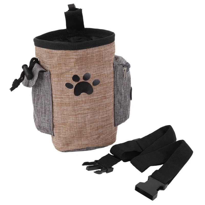 Portable Dog Training Treat Bag Puppy Snack Reward Waist Bag