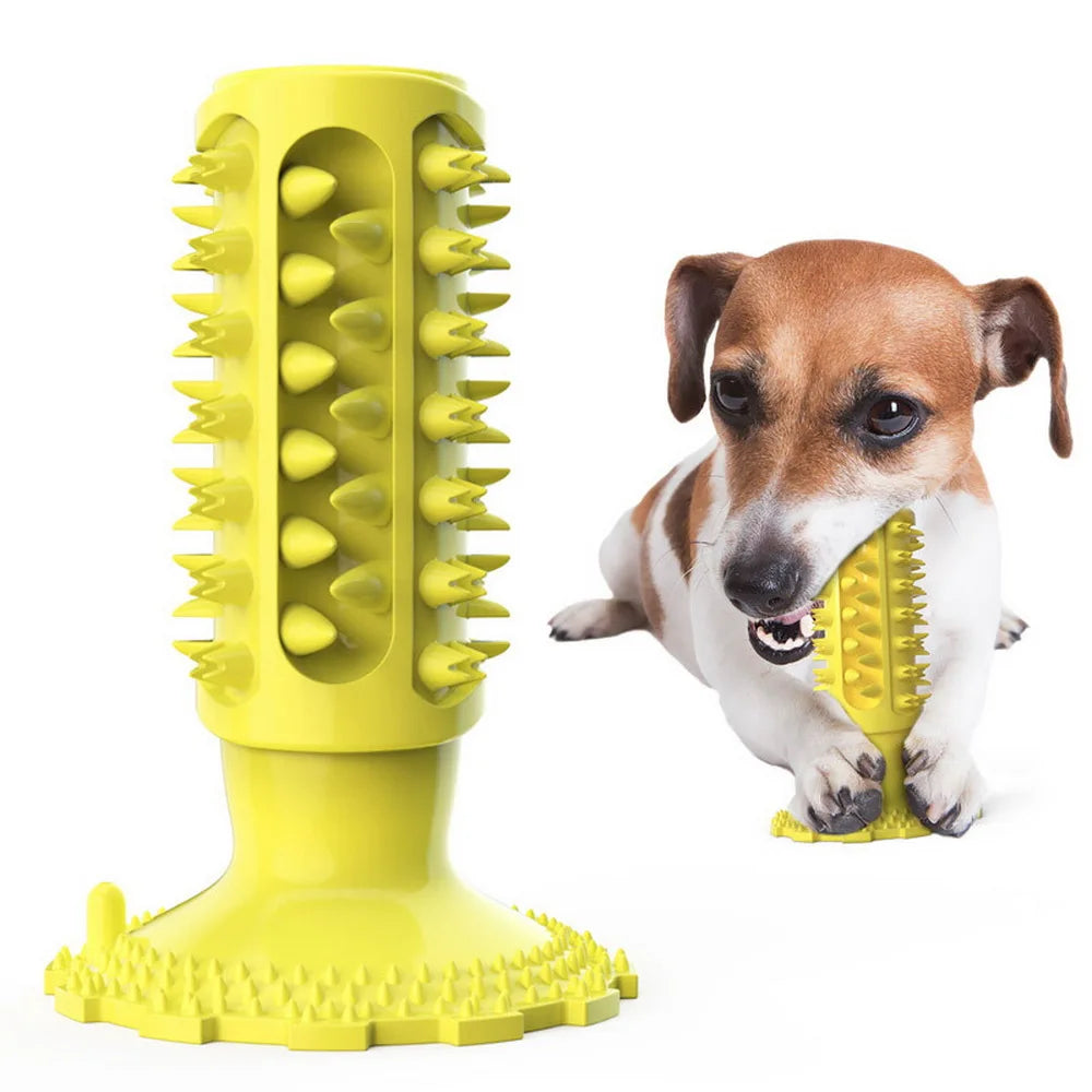 Dog Chew Toys Dog Toys for Aggressive Chewers Dog Toothbrush Brushing Stick Bone Extremely Durable Oral Dental Care