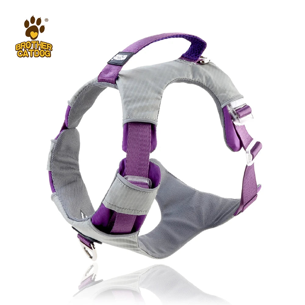 Reflective Pet Dog Harness Pet Dog Training Vest for Medium Big Large Dogs Adjustable Outdoor Harness Vest Collar Service Dog