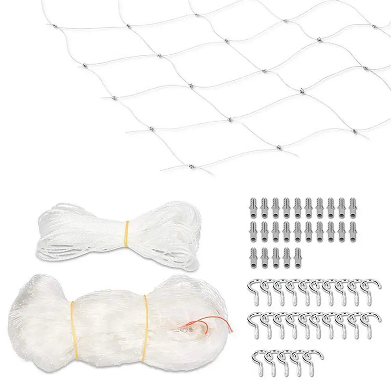 Pet Protection Net Nylon Anti Bird Cat Protective Sturdy Safe Wire Cover For Prevents Cats From Escaping Or Falling From Balcony