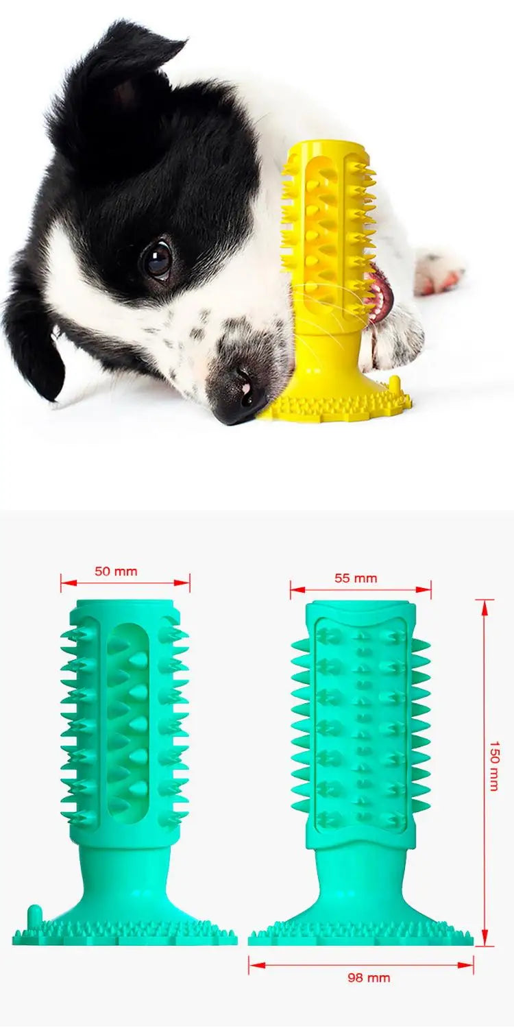 Dog Chew Toys Dog Toys for Aggressive Chewers Dog Toothbrush Brushing Stick Bone Extremely Durable Oral Dental Care