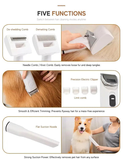 Dr. Milou 5-in-1 Wireless Pet Grooming Kit Dr. Milou