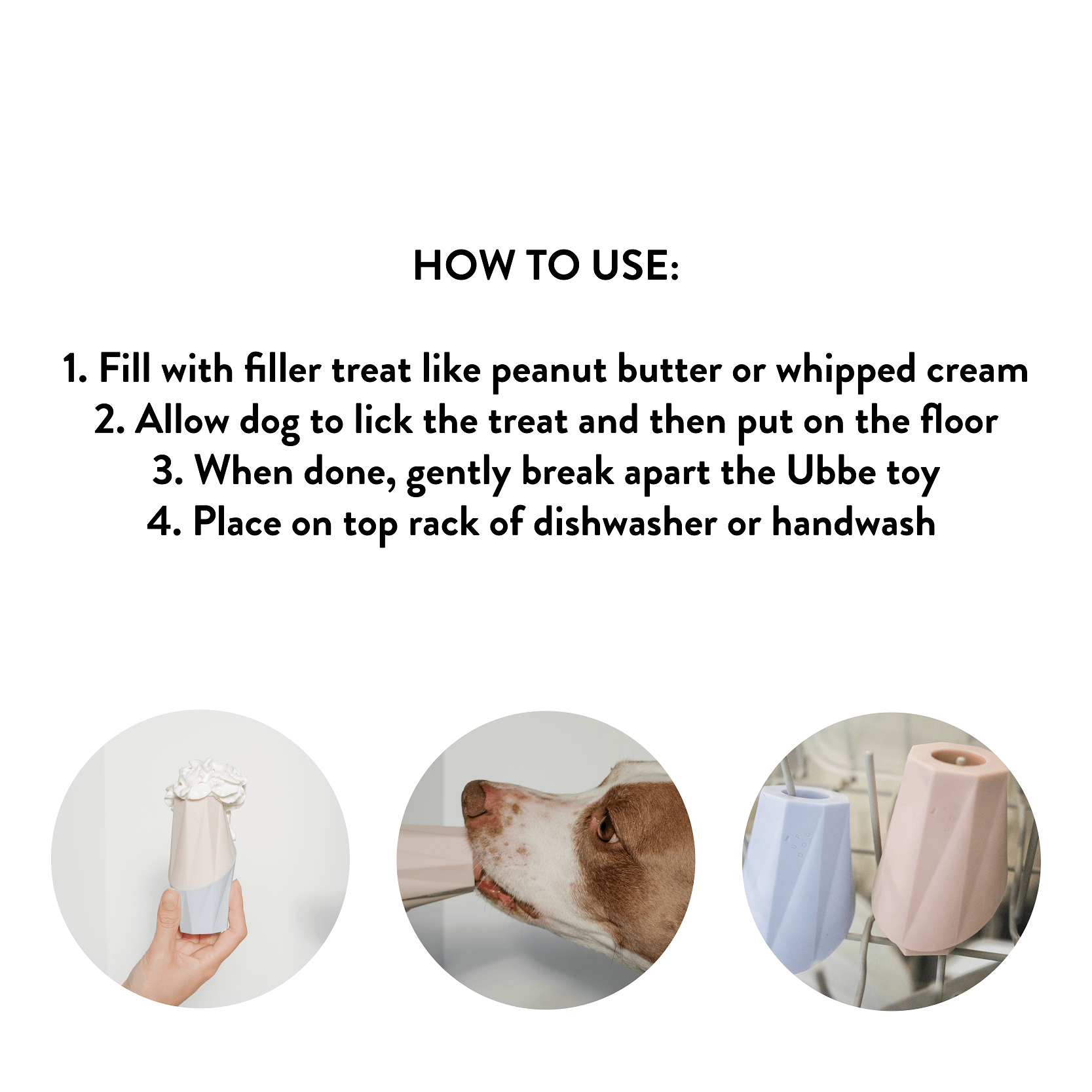 The Ubbe Modern Dog Licking Toy Up Dog Shop