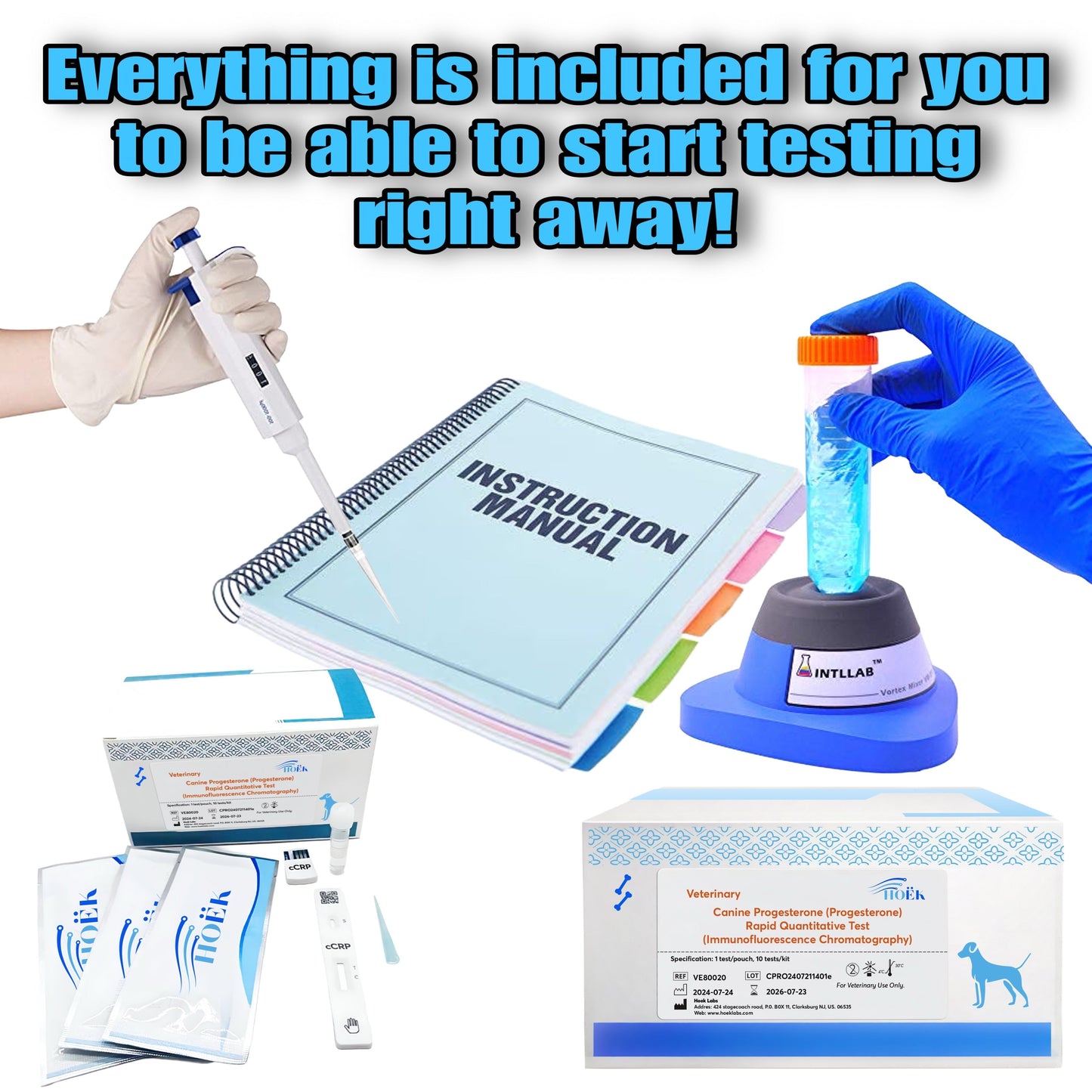 Pre-order (Ships 11.30.2025) Hoëk VET-IF 1 Veterinary Immunofluorescence Analyzer (Tests for canine progesterone & pregnancy)* PRE-ORDER* Horizon Animal Care