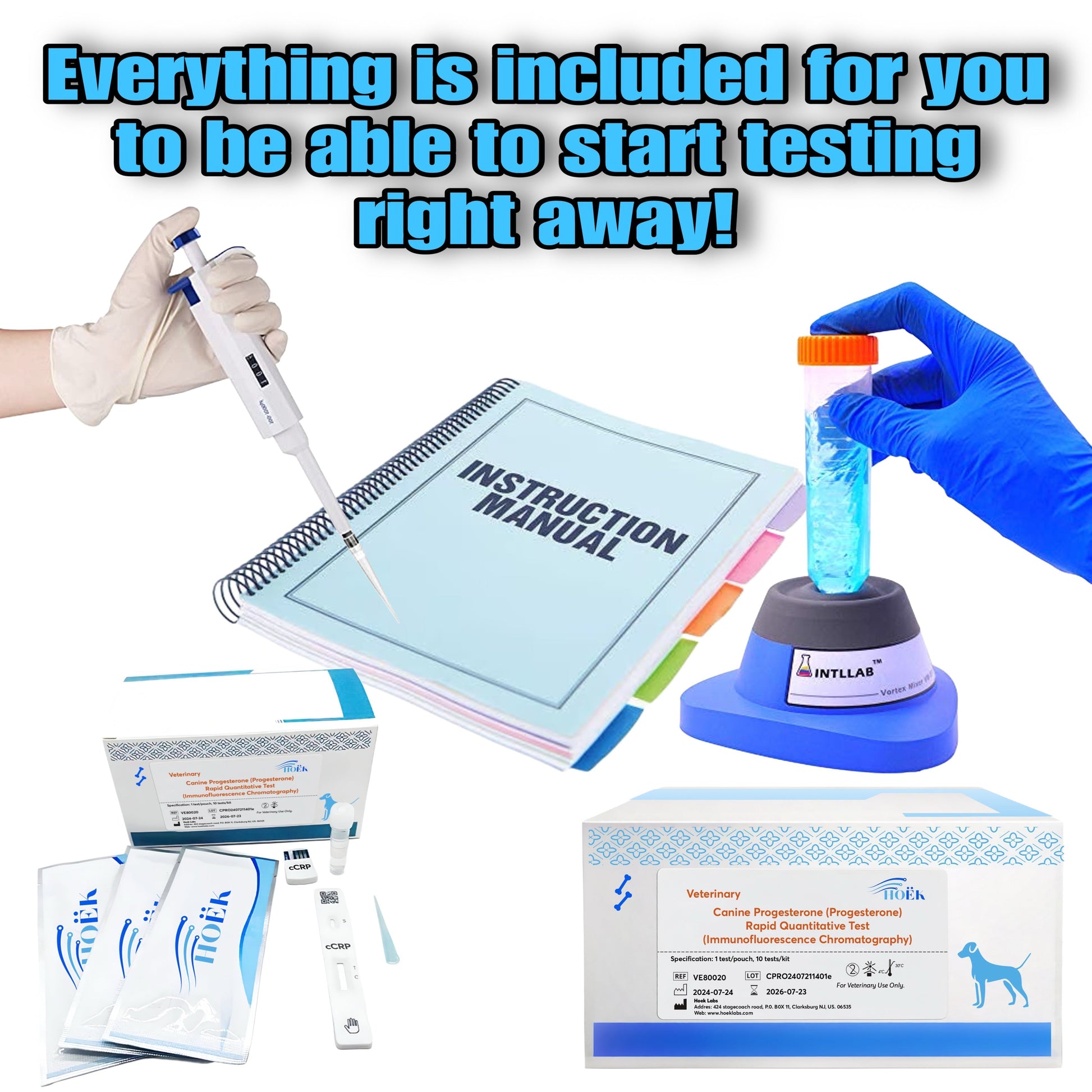 Pre-order (Ships 11.30.2025) Hoëk VET-IF 1 Veterinary Immunofluorescence Analyzer (Tests for canine progesterone & pregnancy)* PRE-ORDER* Horizon Animal Care