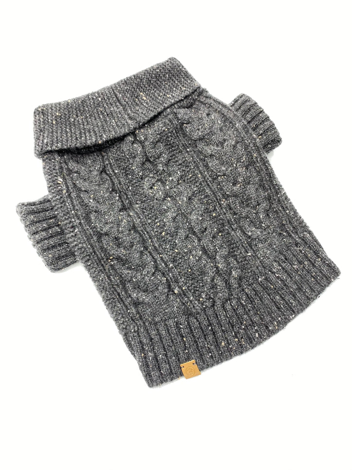 Brooklyn Cashmere Cardigan, Charcoal