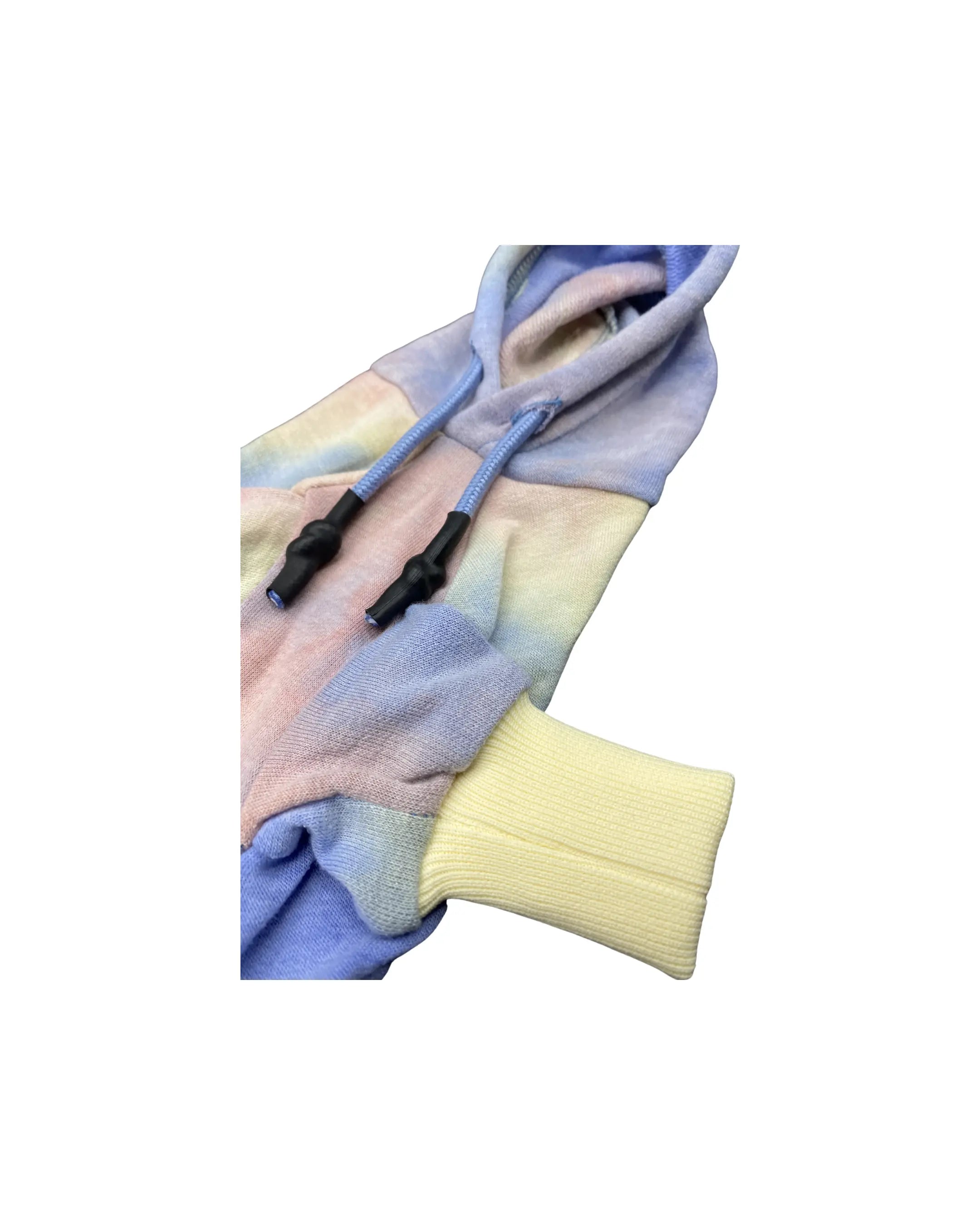 'Dale' Rainbow Tie-Dye Hooded Onesie BESPOKE PAWS