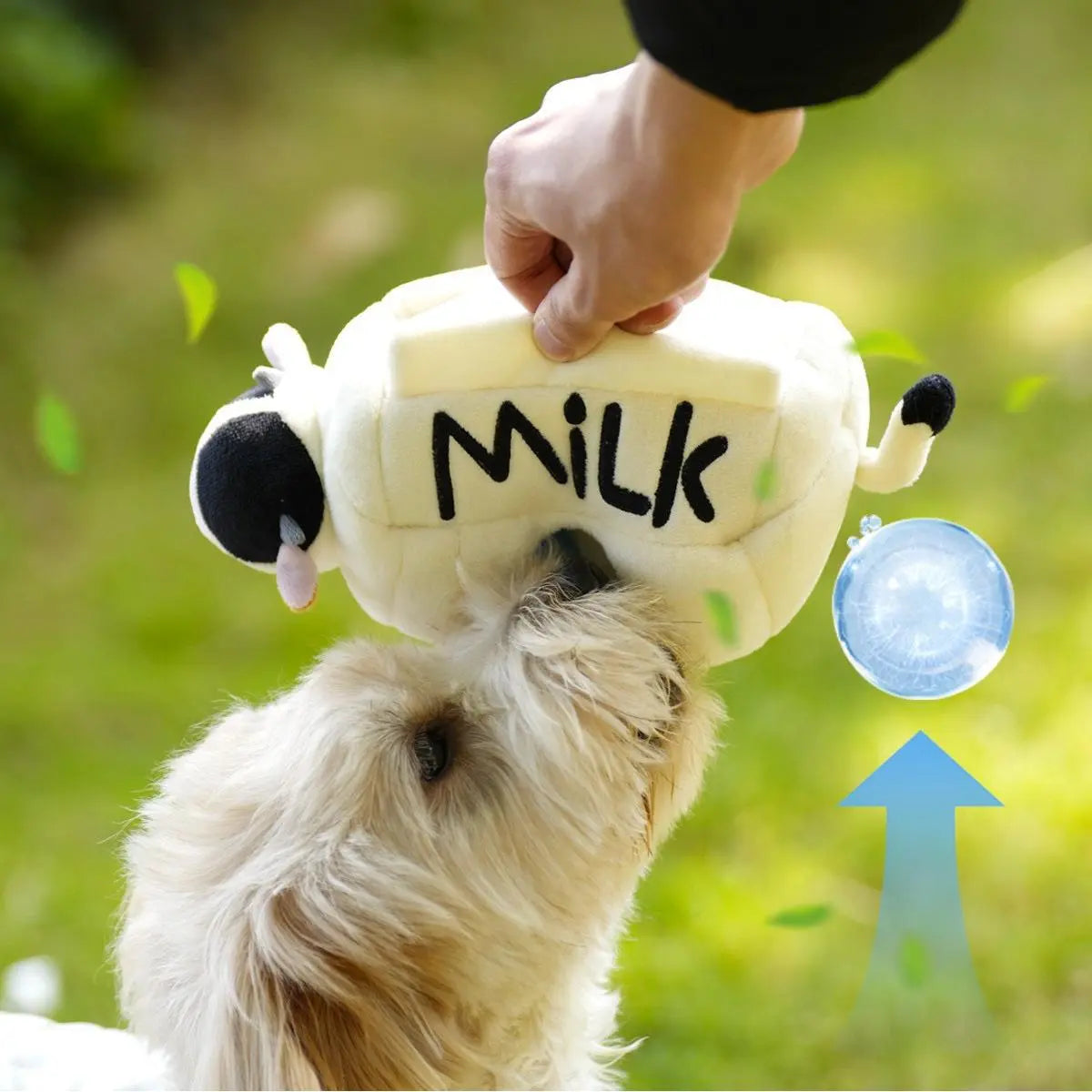 Milou & Lumi Pet Plush Chew Toy - Milk Dr. Milou