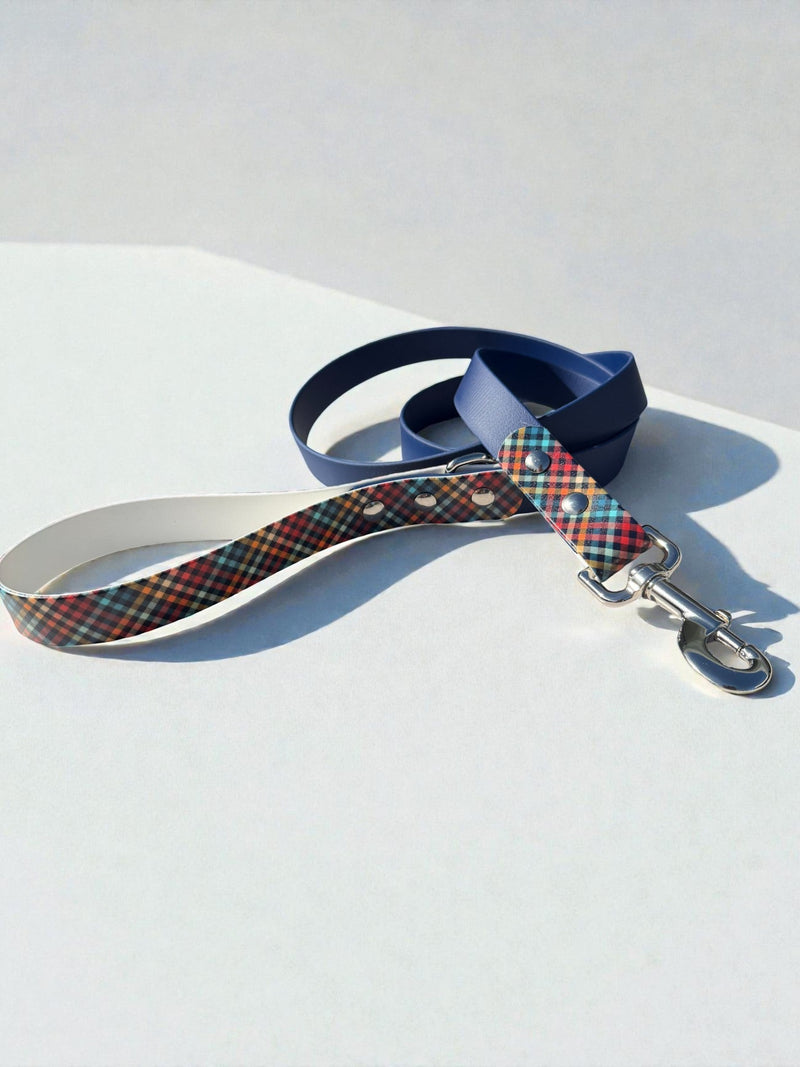 Preppy Plaid Biothane Leash