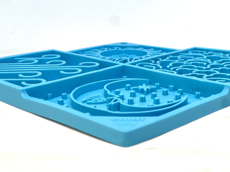 Sky eMat - Enrichment Lick Mat for Dogs and Cats | Celestial Design | SodaPup