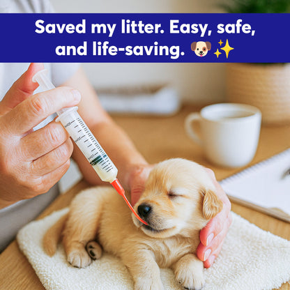 Puppy Feeding Support Kit – Includes 10ml & 30ml Syringes with 5FR and 8FR Tubes – for Newborn and Small Breed Puppies Horizon Animal Care