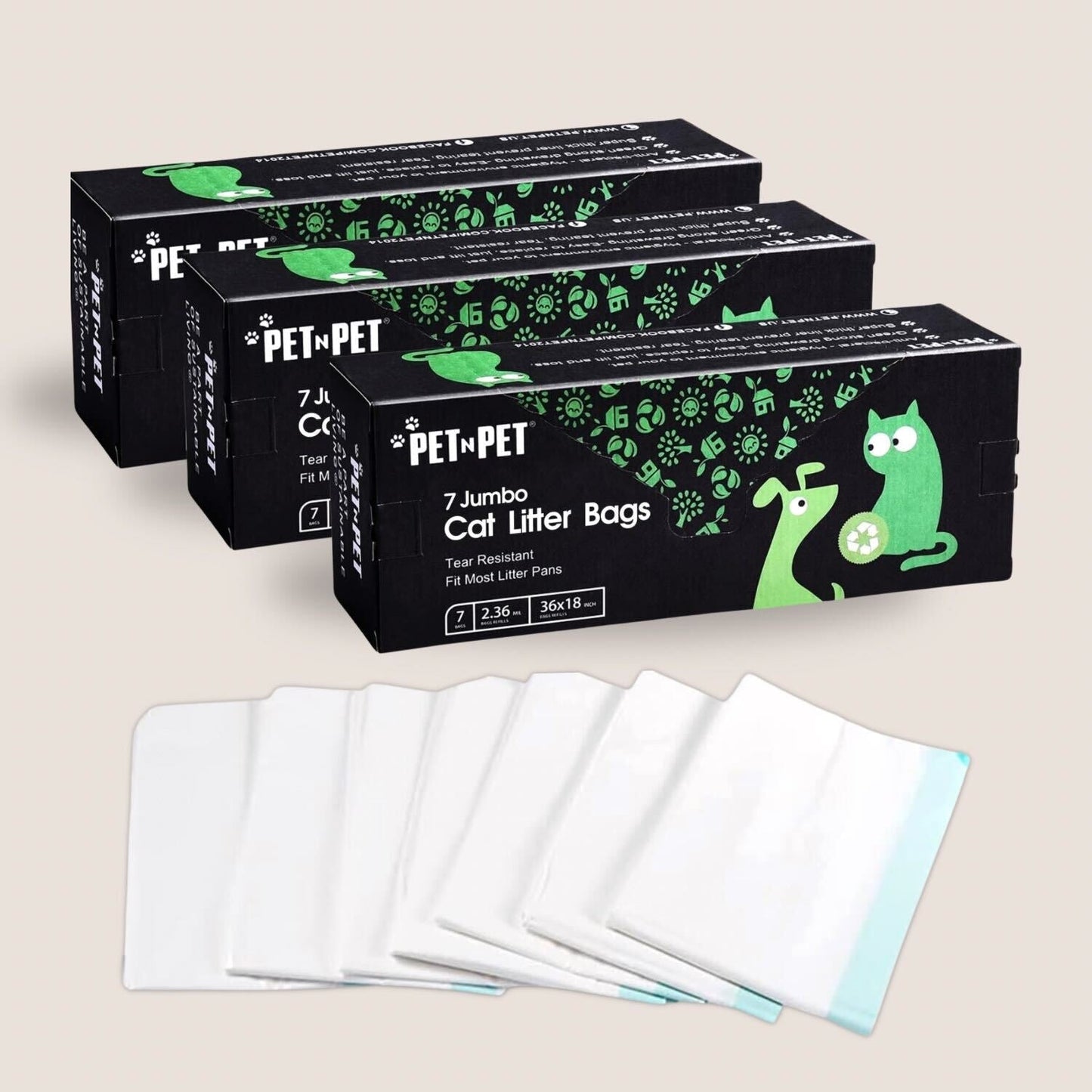 Jumbo Cat Litter Box Liners Pet N Pet ®