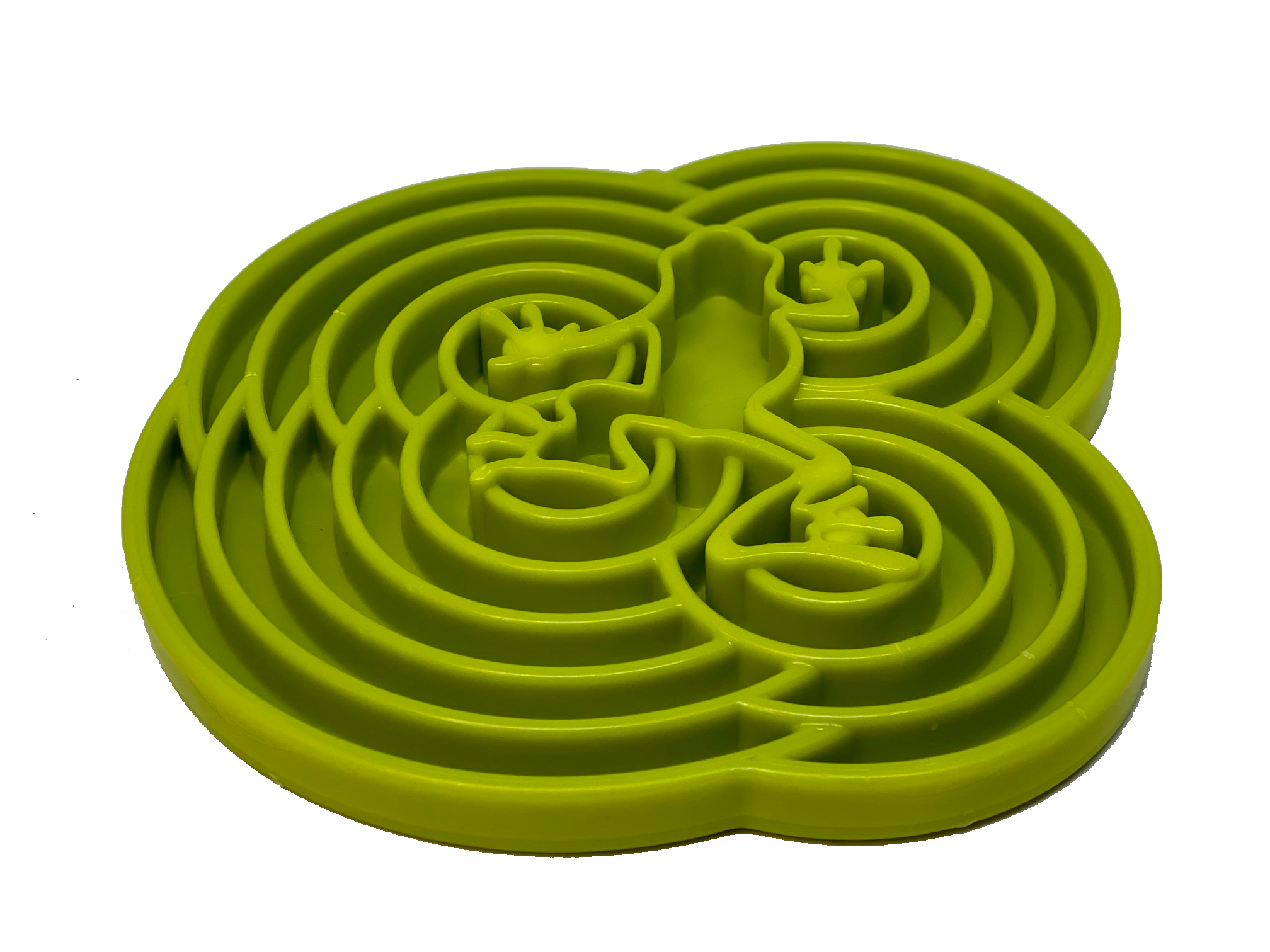 Water Frog eTray - Shallow Slow Feeder Dog Bowl for Enrichment | USA Made