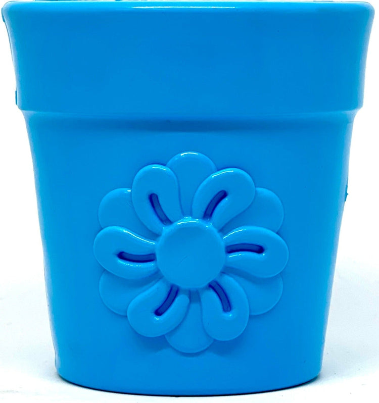 Large Flower Pot eCup Dog Treat Dispenser | Durable USA-Made Enrichment Toy | SodaPup