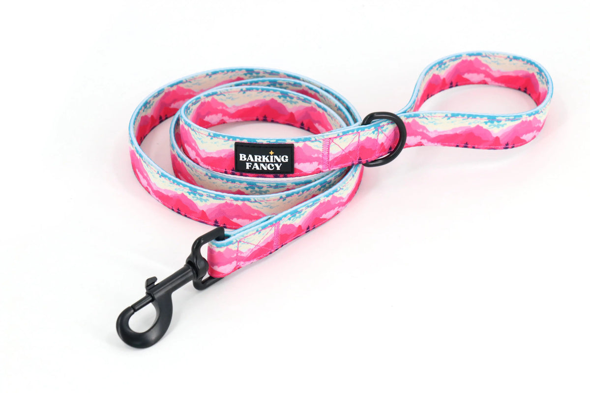 Mountainscape Dog Leash - Pink