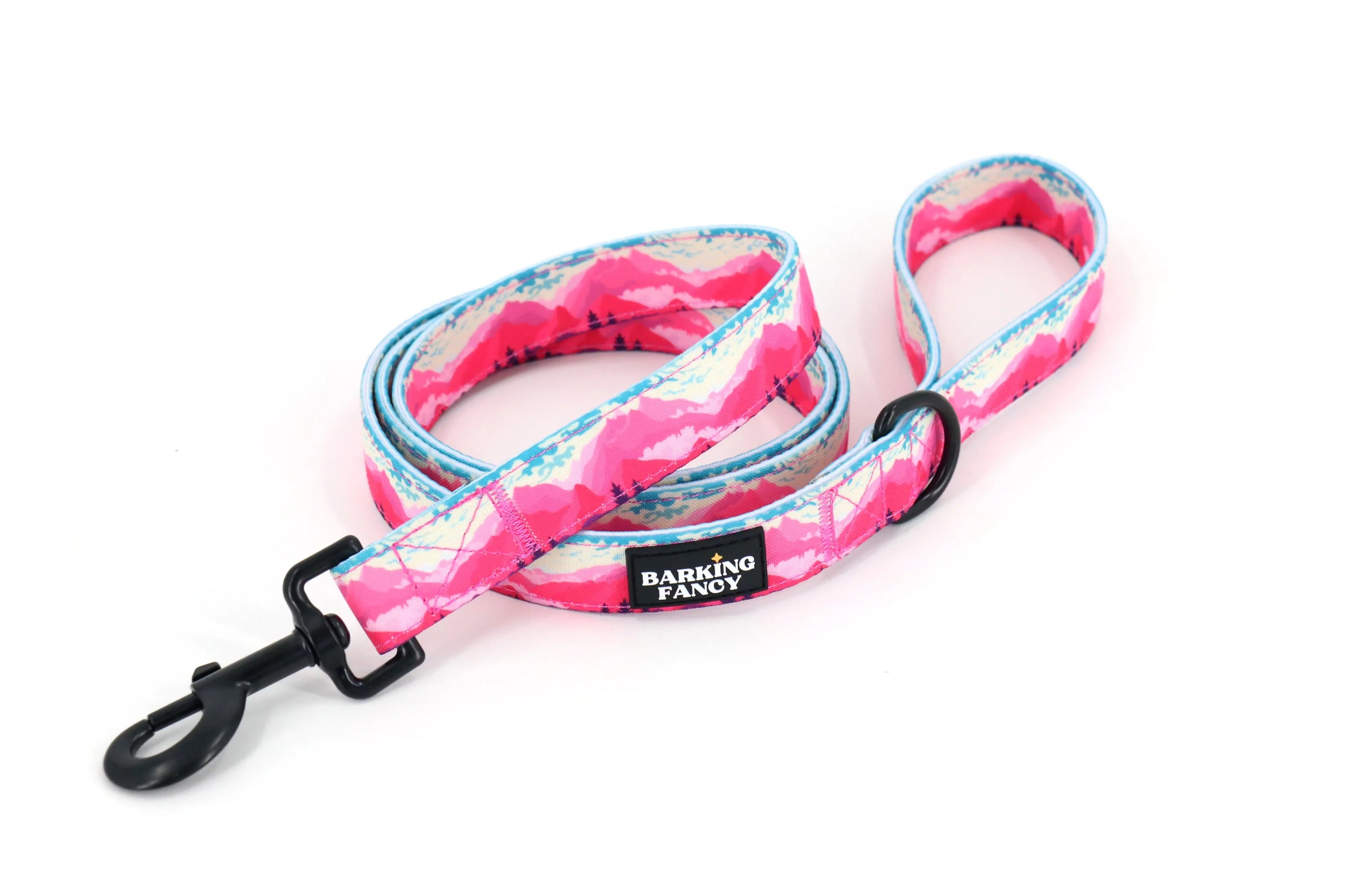 Mountainscape Dog Leash - Pink Barking Fancy