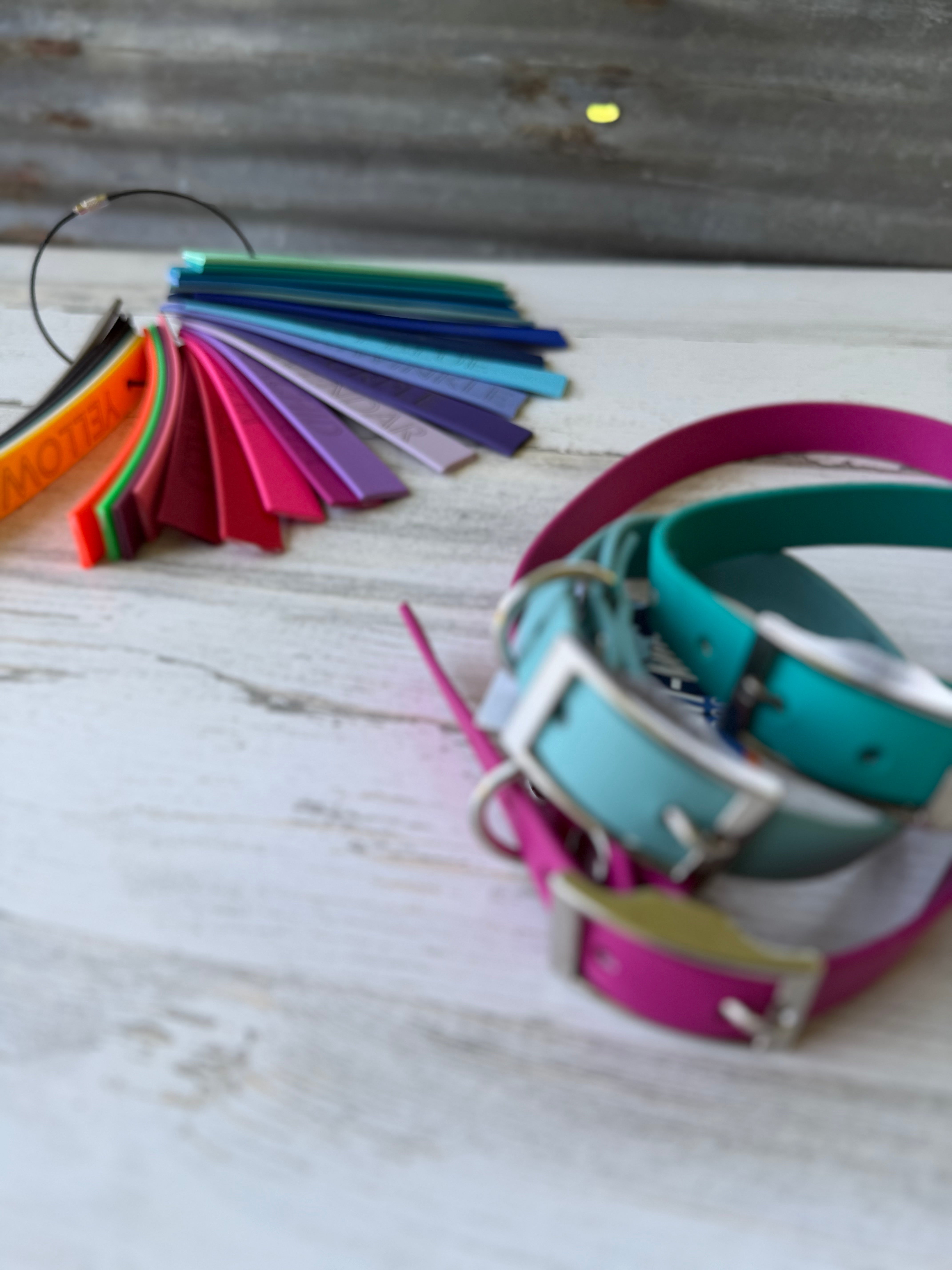 3/4" BioThane® Flat Dog Collar | Waterproof & Odor-Proof Adventure Collar *