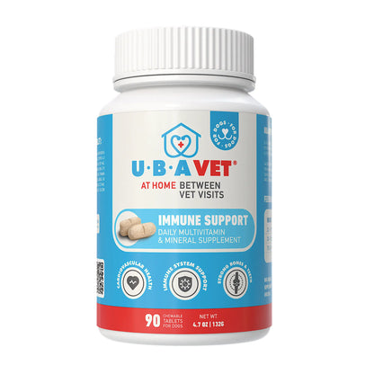 UBAVET Immune Support Daily Multi-Vitamin & Mineral Tablets for Dogs – 90 ct American Pet Supplies