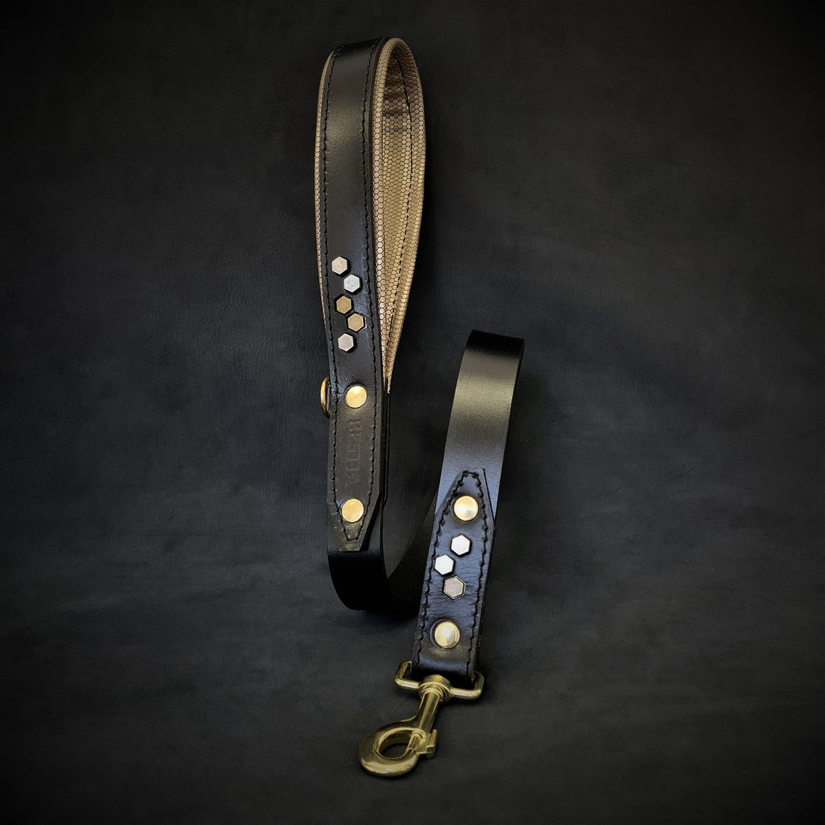 Bestia Irondog Leather Dog Leash
