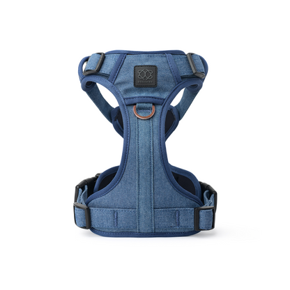 The NoMad Adjustable Luxe Harness - Denim