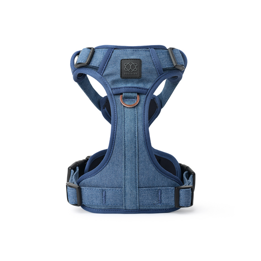 The NoMad Adjustable Luxe Harness - Denim
