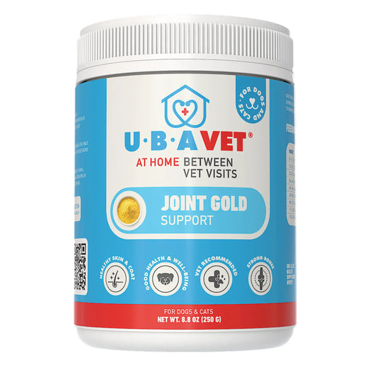 UBAVET Joint Gold Support Powder for Dogs & Cats – 8.8 oz / 250 g American Pet Supplies
