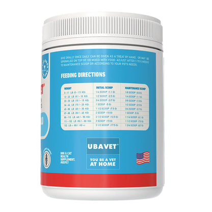 UBAVET Joint Gold Support Powder for Dogs & Cats – 8.8 oz / 250 g American Pet Supplies