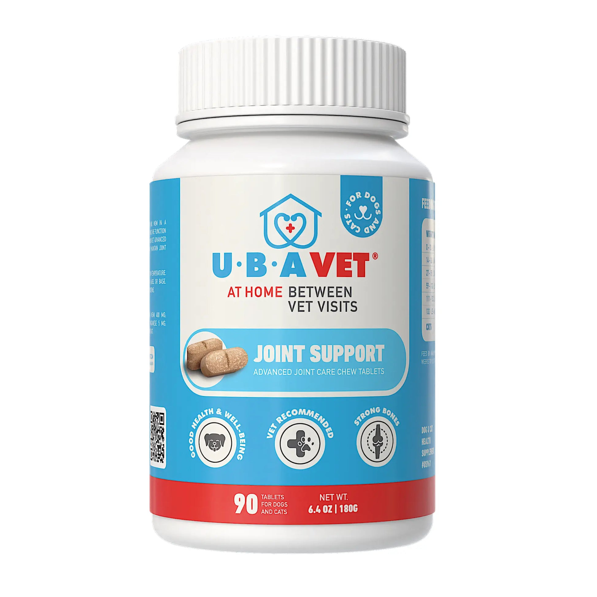 UBAVET Joint Support Advanced Joint Care Chew Tablets for Dogs & Cats American Pet Supplies