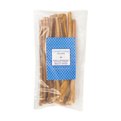 Country Living All-Natural Bully Sticks, High-Protein Dog Treats – 12-Inch Standard (10-Pack) American Pet Supplies
