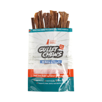 All-Natural Beef Gullet Stick Dog Treats – Delicious & Nutritious, Healthy Chews – 6 Inches (10-Pack) American Pet Supplies