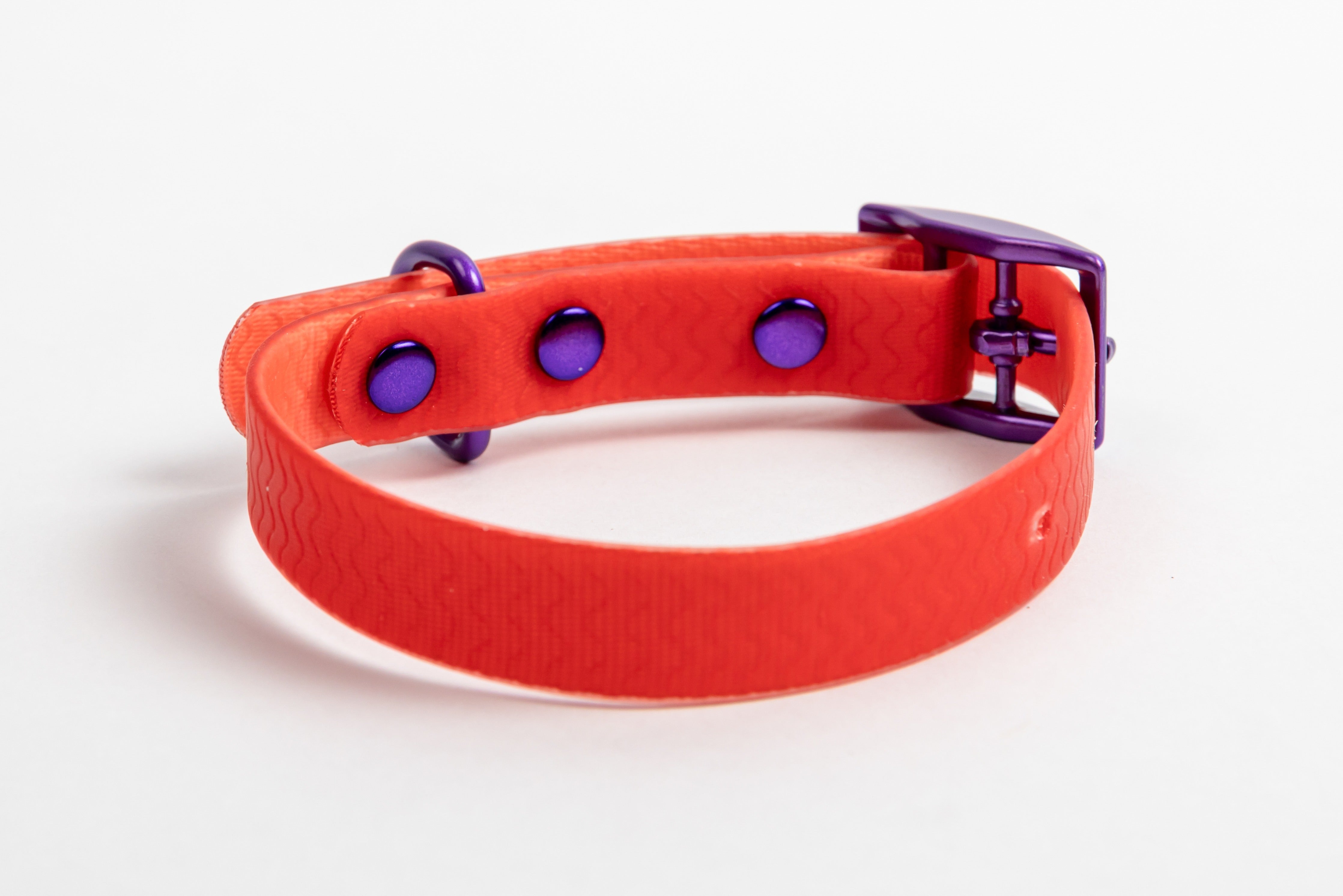 Red Jelly Collar - Waterproof Collar For Small Dogs