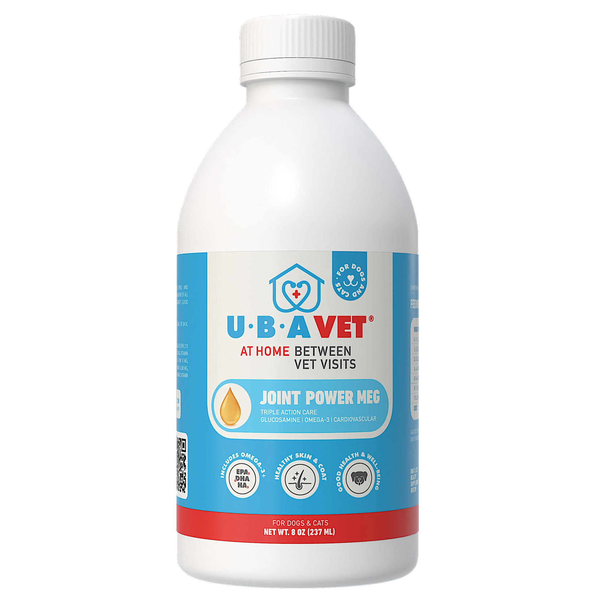 UBAVET Joint Power MEG Maximum Joint Support Liquid for Dogs & Cats American Pet Supplies