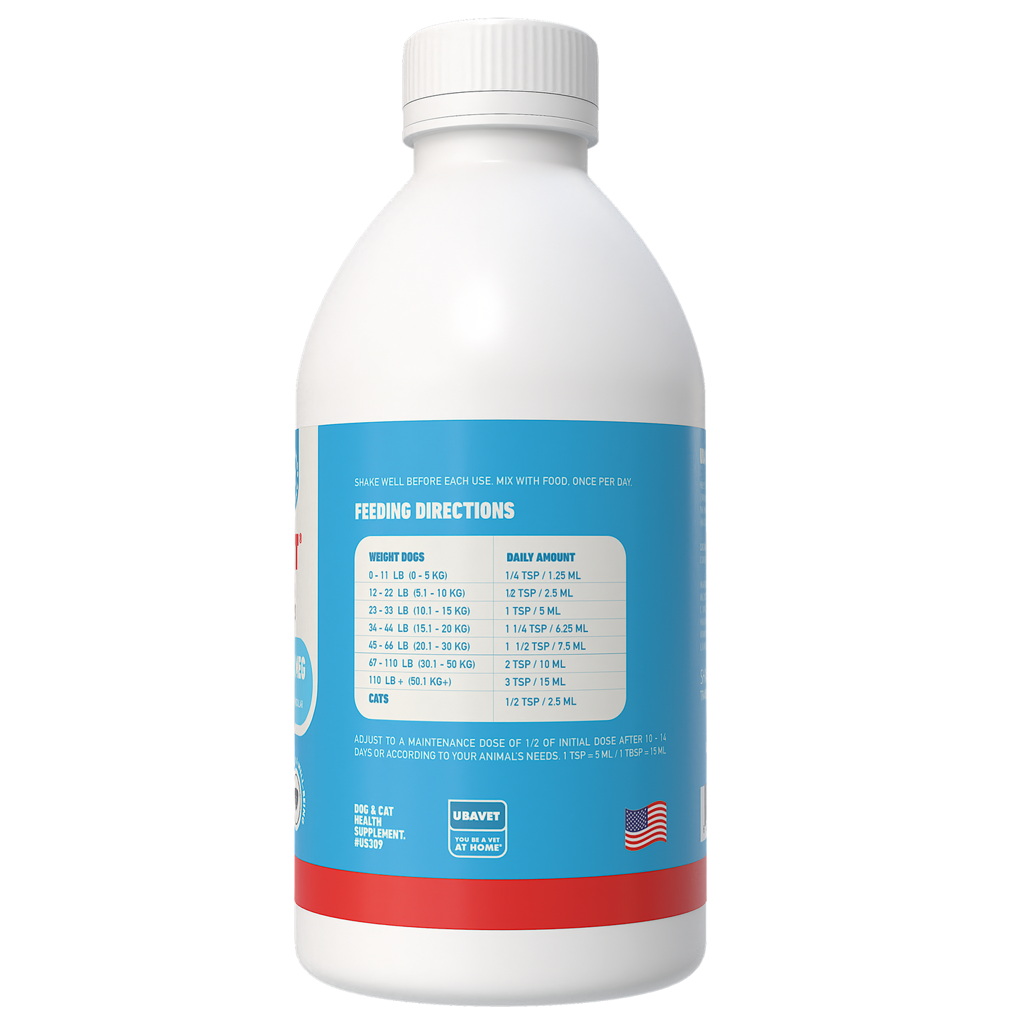 UBAVET Joint Power MEG Maximum Joint Support Liquid for Dogs & Cats American Pet Supplies