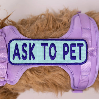 Ask to Pet 2x6 Patch K9 Sport Sack