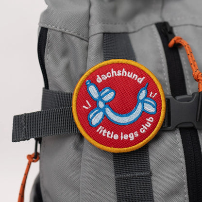 Dachshund Little Legs Club Patch K9 Sport Sack
