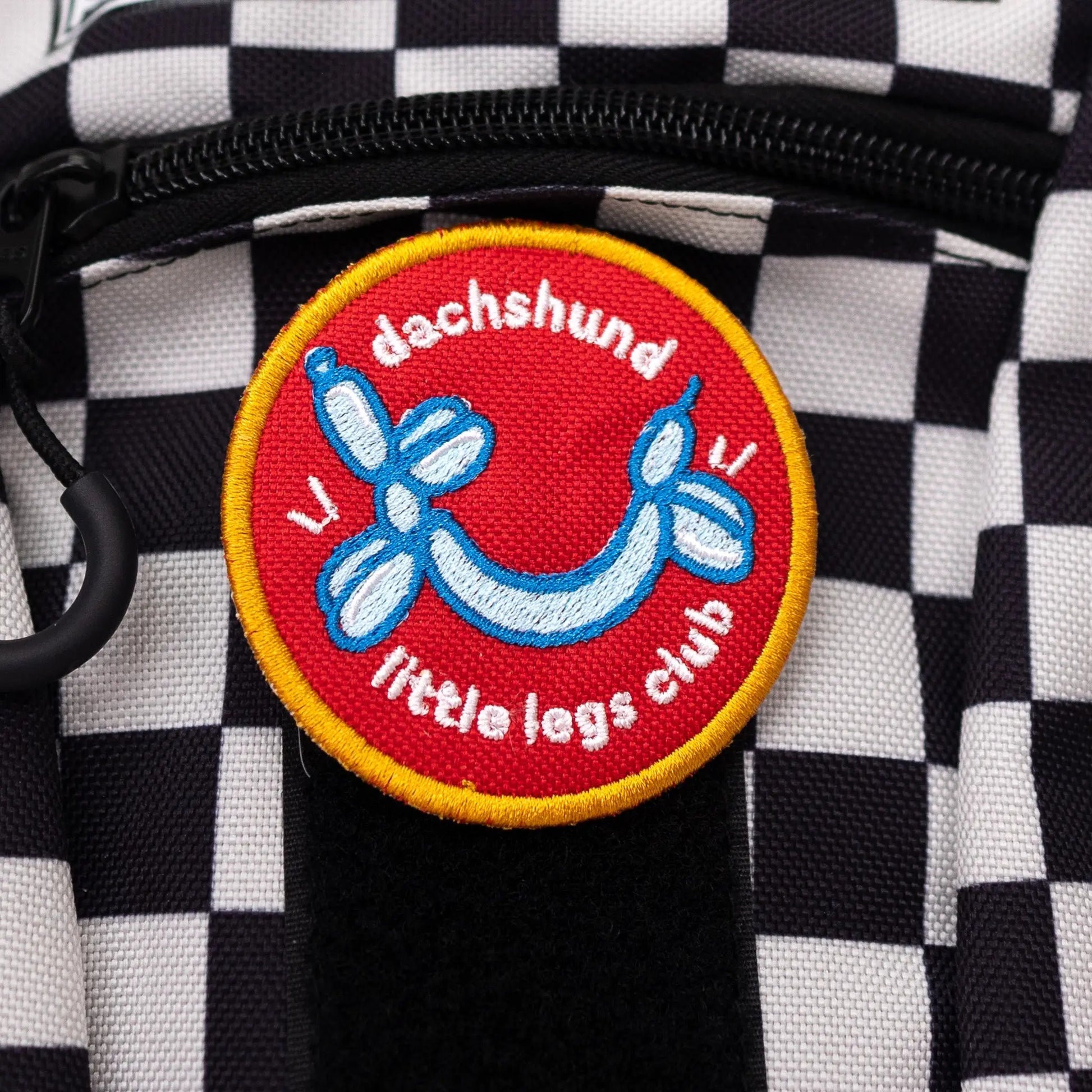Dachshund Little Legs Club Patch K9 Sport Sack
