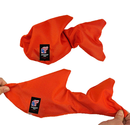 LUCKY DOG $7 Bungee Fish Tug American Dog