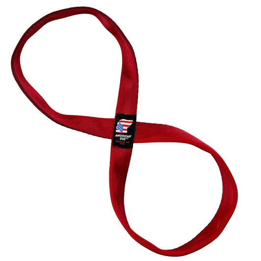 LUCKY DOG $7 Figure 8 Seatbelt Tug American Dog